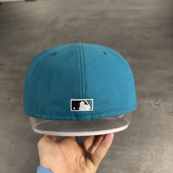 Hat Club Minnesota Twins‎ New Era Cap 7 1/4 Aqua Teal Blue Gold Maroon Burgundy - Picture 5 of 8